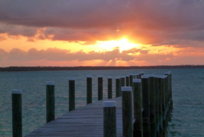 Bahamas Retreat, Sunset from dock, Image 28
