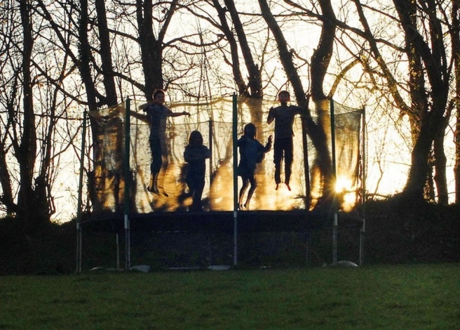Hartwell, Trampoline at sunset, Image 21